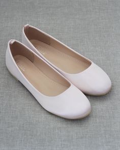 Classic satin round toe flats brings comfortable simplicity and elegance to ceremony and reception.DETAILS:COLORS AVAILABLE: Black, Burgundy, Champagne, Dusty Pink, Hunter Green, Ivory, Light Blue, Navy, and WhiteUPPER: Synthetic upper and liningMATERIALS: Manmade outsole STYLE NAME: CASSIE Round Toe Ballet Flats, Grad Shoes Flats, Narnia Clothes, Elegant Shoes Flat, Shoes For Brides, Black Blush, Elegant Flats, Reception Details, Evening Flats