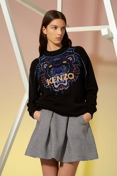 Kenzo Tiger Sweater Nursing Clothes, Outfits Spring, Outfit Women