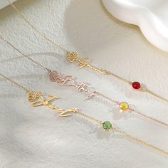 "Necklace Details 📿 ------------------------------------------------------ Feature: Birth flower, birthstone, gemstone jewelry, floral necklace, personalized name. Material: High quality 925 Sterling Silver Color: Silver, Gold, Rose Gold. Chain length: 16\" and 20\" both with 2\" extension, 14\" and 24\" without extension chain, please contact us for custom lengths. Closure: Lobster claw. Chain type: Default Cable Chain. Box chain, ball chain, paperclip chain, curb chain, 3 mm rolo chain can be Elegant Birthstone Necklace For Mother's Day Birthday, Elegant Birthstone Necklace For Birthday On Mother's Day, Elegant Birthstone Necklace For Birthday And Mother's Day, Elegant Gemstone Flower Necklace Gift, Elegant Flower Pendant Necklace For Birthday Gift, Birthstone Jewelry With Flower Pendant For Birthdays, May Birthstone Flower Jewelry For Birthday, Elegant Flower Charm Necklace For Birthday, Elegant Flower Charm Necklace For Birthday Gift