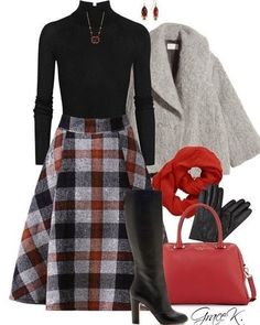 Leggings Outfit Fall, Winter Outfit Ideas, Plaid Skirt, Winter Days, Komplette Outfits, Outfit Casual, Winter Fashion Outfits