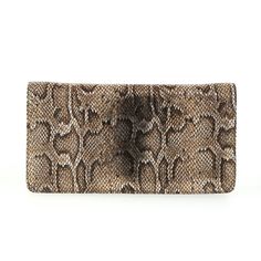 Simply elegant clutch ideal for any evening out. Chain Shoulder Strap Included. Zipper Genuine Premium Leather Classic Accessory Leather Embossed Snake Pattern Elegant Clutch, Foldover Clutch, Snake Pattern, Snake Patterns, Embossed Leather, Bags Designer, Shoulder Strap, Zipper, Chain