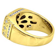 This 18K Gold Men's Diamond Ring 2.68ct from Luxurman is the perfect way to show your love and commitment. Crafted from 18K gold, this ring is available in three colors: white, yellow, and rose. The 2.68ct of diamonds are set in a channel and pave setting, giving the ring a unique and eye-catching look. The diamonds are of VS clarity, ensuring that they sparkle and shine with every movement.

This ring is perfect for any special occasion, from engagements to anniversaries. The 18K gold provides a luxurious look and feel, while the diamonds add a touch of elegance. The ring is also comfortable to wear, making it perfect for everyday use.

This ring is sure to become a treasured heirloom, as it is made to last. The diamonds are securely set in the gold, ensuring that they will stay in place Men Diamond Ring, Pave Setting, Diamond Ring, Special Occasion, 18k Gold, Diamonds, Yellow Gold, Sparkle, Ring