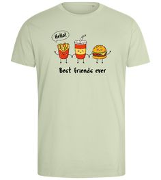 Dieses Best Friends Ever Food Design - Comfort men's fitted t-shirt von der Marke ShirtUp! ist auf Shirtup.com für 10.99 erhältlich. Men Fits, Food Design, Best Friends, T-shirt, Design