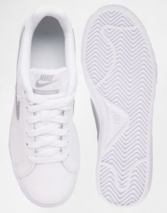 Nike Court Royale, All White Sneakers, Adidas White Sneakers, Walk In My Shoes, Women Shoes Online, Nike White, Heels Sandals, White Trainers, Crazy Shoes