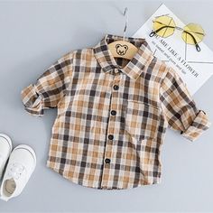 Product Title: Boys Plaid Lapel Pocket Long Sleeve Shirt & PantsKeyword Tag: Neutral Baby Clothes Wholesale* Comfort and Supple* Package Include: 1 Shirt + 1 Pants* Fabric: 95% Cotton, 5% Spandex* Water-Clearning Available, Dry-Clearning Available* ImportedTop selling Boys Plaid Lapel Pocket Long Sleeve Shirt Pants ,rare editions and unique style, Fancy Fabric ,Solid color. This Boys Plaid Lapel Pocket Long Sleeve Shirt Pants is very fashionable ,high end, and wear a full set looks very attracti Fancy Fabric, Neutral Baby Clothes, Boys Plaid, Neutral Baby, Shirt And Pants, Wholesale Clothing, Full Set, Women's Plaid Shirt, Long Sleeve Shirt