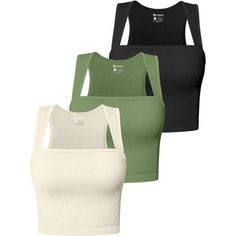 *90% Nylon, 10% Spandex, Pull-On Closure *Sexy Ribbed Strappy Neckline Tank Tops: Cut With A Flattering Strappy Neckline, Wide Set Straps Simple In Design, No Removable Padded Cups. *Knit Ribbed Seamless Design, Gives You Maximum Freedom Of Movement. The Thick Ribbed Underband Will Keep You Supported Throughout Any Workout. *Moisture-Wicking, Breathable And Stretchy Fabric Keeping You Dry And Comfortable During Exercise, And Enjoy The Joy Of Yoga And Exercise. *Giving You Confidence And Support Outfit Gym, Shirts Crop, Neck Stretches, Cute Crop Tops, Cropped Cami, Go For It, Strap Tops, Fit Girl, Sleeveless Tank Top