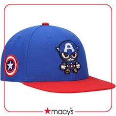 in stock America Hat, Marvel Captain America, 60th Anniversary, For Sale Sign, Adjustable Hat, Big Boys, Snapback Hat, Snapback Hats, Captain America