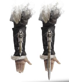 Concept art of Edward Kenway's Hidden Blade Assassins Creed Tattoo, Edwards Kenway