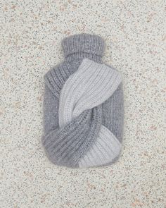 Saknys Hot Water Bottle Cover Wellness Accessories The Knotty Ones Pebble Gray One Size Fisherman's Rib, Fishermans Rib, Hot Water Bottle Cover, Water Bottle Covers, Bottle Warmer, Pebble Grey, Knit Bottom, Tree Roots, Hot Water Bottle