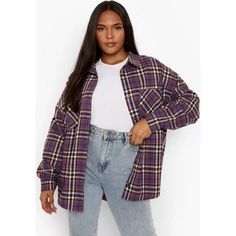 Women's Plus Oversized Checked Button Down Shirt From Boohoo In Purple. Button Down Closure Collared Neck Check Design With Chest Pockets Long Sleeves Woven Fabric 70% Polyester / 30% Cotton New With Tag. Size: 12 Color: Purple Checked Button Down Shirt For Women. Oversized Purple Button-up Top, Purple Oversized Button-up Top, Oversized Purple Collared Top, Oversized Purple Workwear Tops, Oversized Purple Tops For Work, Trendy Oversized Flannel Shirt With Button Closure, Casual Purple Shirt For Fall, Plaid Flannel Shirt Dress, Flannel Shirt Dress