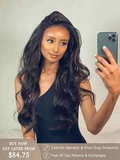 long black hair wig Natural Color Hair, Yaki Hair, Afro Beauty, Natural Looking Wigs, Glueless Wigs, Sassy Hair, Hair Color Natural, Piano Keys, Wave Wig