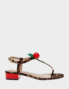 ASBURY LEOPARD Cherry Sandal | Women's Sandals – Betsey Johnson Fashion Forcast, Satchel Backpack, Happy Hippie, Betsey Johnson Shoes, Shoes Sandals Heels, Ageless Style, Easter Shopping, Crossbody Clutch, Blue Jewelry