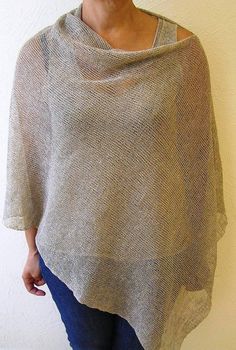 Pure Linen Poncho Cape Beige wrap poncho linen by EcoTextureLV Elegant Shawl For Layering, Elegant Beige Cape Poncho, Elegant Wrap Shawl For Layering, Elegant Shawl Wraps For Layering, Elegant Shawl Wrap For Layering, Elegant Gray Shawl For Winter, Elegant Beige One Size Poncho, Elegant One Size Beige Poncho, Elegant One-size Wraps For Fall