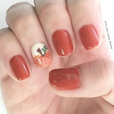 Fall pumpkin nail art design. Are you looking for autumn fall nail colors design for this autumn? See our collection full of cute autumn fall nail matte colors design ideas and get inspired! Pumpkin Nail Designs, Stars Nails, Pumpkin Nail Art, Nail Art Halloween, Unghie Nail Art, Thanksgiving Nail Art, Pumpkin Nails, Fall Nail Art Designs, Fall Gel Nails