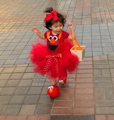 Elmo Sesame Street Dress, Elmo Tutu Dress, Elmo Costume, Elmo Dress, Elmo Birthday, Elmo Party, Halloween, Baby, Infant, Toddler, Girl