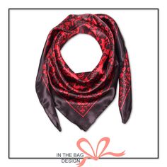 "Handmade, unique scarf by ITB Design. Follow us for our fashion and style tips on how to wear and tie scarves for any season. Check out the scarves and be inspired. ♥ Measurements: Approximate Length: 35\" Width: 35\" ♥ Set of 3 includes: -\"Set of 3\" means you get 3 scarves in any color you choose for this purchase. -Please include colors in the \"Notes To Seller\" section when you checkout. ♥ Make it personal: Add 2\" Clear Rhinestone Monogram. It can be in silver or gold option. ♥ Material: Elegant Red Scarf Bandana, Satin Head Wrap, Summer Scarf Style, Tie Scarves, Silk Head Scarf, Pioneer Dress, Earrings Bee, Scarf Head Wrap, Large Square Scarf