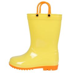 Litfun toddler rain boots accompany the children to spend a happy time on rainy days! Keep Water & Mud Out: 100% waterproof and easy-wash, these mud boots for kids are perfect for tromping around in puddles, dirt and mud without worrying about fatiguing cleaning. Long Lasting Water Fun: The play-proof PVC materials make these rain boots for toddlers boys withstand lots of spring muddy weather despite being fully submersed in water or mud when exploring in puddles, sprinklers and backyard. Light Boys Rubber Boots, Boots For Boys, Mud Boots, Pink Rain Boots, Boys Rain Boots, Boots For Kids, Yellow Kids, Toddler Rain Boots, Girls Rain Boots