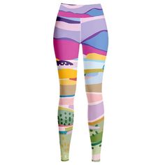 Comfortable Leggings, Summer Afternoon, The Cross, Yoga Leggings, In Summer, Pink Purple