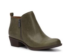 Save on Basel Bootie at DSW. Free shipping, convenient returns and customer service ready to help. Shop online for Basel Bootie today! Green Ankle Boots, Lucky Jeans, Fashion Bug, Chunky Block Heels, Midi Skirts, Lucky Brand Shoes, Brand Shoes, Basel, Buy Shoes