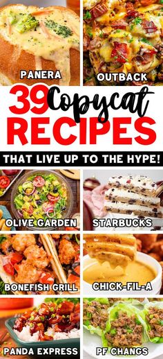 the top 30 copycat recipes that live up to the hype