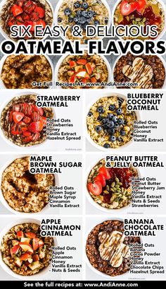 six easy and delicious oatmeal flavors