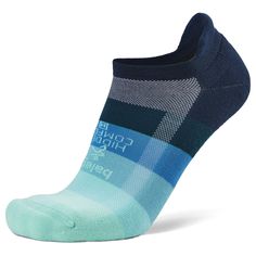 Hidden Comfort No Show Tab Sock Design, Golf Socks, Blue Cherry, Blue Candy, Fine Yarn, Self Service