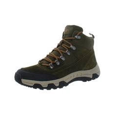 Believing that comfort does not mean a having to compromise on style, Easy Spirit designs footwear, apparel and accessories for women, using innovative technologies to create a versatile modern product. Manufacturer: Easy Spirit Style Type: Hiking Boots Collection: Easy Spirit Sleeve Length: Material: Leather/Textile/Man Made Fabric Type: Suede Specialty: Water Resistant Sku: BH5514210 Size: 11.  Color: Green.  Gender: female.  Age Group: adult. Synthetic Slip-resistant Boots For Outdoor Activities, Casual Durable Synthetic Boots, Slip-resistant Synthetic Hiking Boots For Outdoor, Durable Green Round Toe Boots, Durable High-top Synthetic Boots, High-top Synthetic Walking Shoes For Outdoor, Durable Synthetic Lace-up Waterproof Boots, Functional Lace-up Boots With Synthetic Material, Functional Lace-up Synthetic Boots