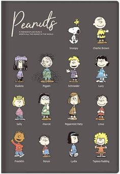 peanuts are the most popular cartoon characters in the world, according to their age and appearance