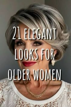 Older Lady Hair Styles, Styles For Women Over 50, Lady Hair, Hair Older Women, Hairstyles For Fine Hair, Haircut Curly, Wolfcut Haircut, Long Wolfcut