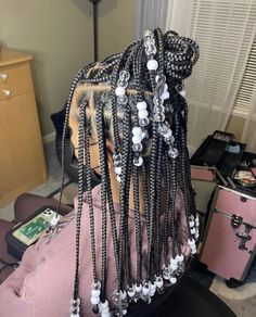 Hairstyle With Beads, Braids Quick, Black Kids Braids Hairstyles, Short Box Braids Hairstyles, Braided Hairstyles For Black Women Cornrows, Goddess Braids Hairstyles, Quick Natural Hair Styles