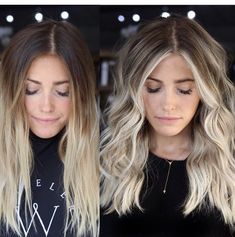 Blonde Hair Drop Root, Grow Out Blonde Hair Balayage, Transitioning Brunette To Blonde, Balayage Hair Blonde Side Part, Blonde Balayage Refresh, Dark And Light Contrast Hair, Rich Blonde Highlights, Ash Brown Base With Blonde Highlights, Byalouge Hair Blonde