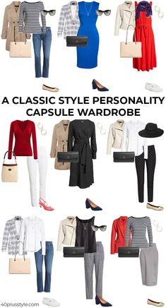 Classic style personality - A style guide and capsule wardrobe What Is Classic Style, Classic Personal Style, Classic Style Women Timeless, Minimal Classic Style, Classic Style Fashion