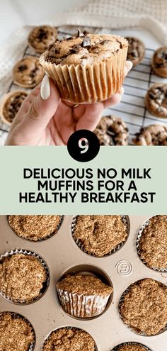 delicious no milk muffins for a healthy breakfast