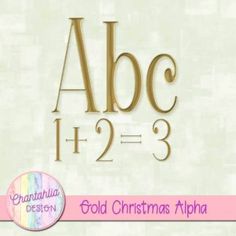 an image of the letters and numbers for christmas