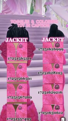 the back of a pink dress with numbers on it and an image of a woman's face