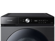 the front view of a samsung washing machine