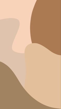 an abstract painting with brown and beige colors