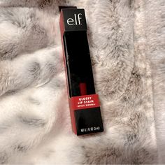 Brand New, Unopened In Original Packing, Glossy Lip Stain By E.L.F. In The Color Spicy Sienna. Elf Red Lipstick, Elf Glossy Lip Stain, Elf Lip Stain, Elf Lipstick, Pink Umbrella, Elf Cosmetics, Elf Makeup, Matte Lip Color, Lip Lacquer