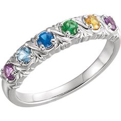 Customize with children's birthstone. This elegant ring is available in sterling silver with 1-6 birthstones. When you're ordering please select the ring size and include a note for birthstone details. I will respond your email to confirm. Stone will be set from left to right. This ring is sterling silver .925 but I can also make it in solid gold, please let me know if you're interested. The following simulated birthstones will be set: January - Simulated Garnet $0 February- Simulated Amethyst $ Silver Sapphire Ring With Accent Stones For May Birthstone, White Gold Stackable Rings With Accent Stones, Classic Sterling Silver Birthstone Ring, White Gold Gemstones Birthstone For Anniversary, Classic May Birthstone Ring With Accent Stones, Stackable Round Cut Birthstone Ring For Anniversary, Classic Sterling Silver Birthstone Ring With Round Stone, Promise Ring Birthstone With Round Cut And Accent Stones, Anniversary Stackable Birthstone Ring With Round Cut