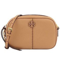 Trendy Fashion [Tory Burch] MCGRAW CAMERA BAG 147578 227 TIRAMISU , Women's Bags & Handbags Tory Burch Shoulder Bag, Leather Camera Bag, Embossed Logo, Sneakers For Sale, Crossbody Shoulder Bag, Women's Pumps, Leather Crossbody, Mini Bag, Camera Bag