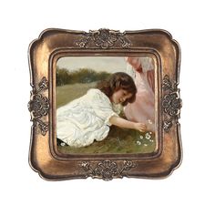 PRICES MAY VARY. This eye catching vintage 3”x3” bronze picture frame is with 4.3”x4.3” outer dimension which is great for both your home or office décor and fits with shabby chic or antique feeling design schemes to record the old days or you cherish moment for yourself & family. The retro looking 3”x3” picture frame is bronze finish based with symmetrical fluid outline and intricate engraved floral design on all sides creates a unique and elegant look. The square 3”x3” picture frame is able to Vintage Picture Frame, Tabletop Display, Vintage Picture, Vintage Picture Frames, The Old Days, Table Top Display, Design Wall, Bronze Finish, Nice View