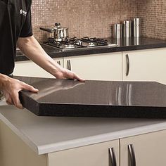 Imagine getting beautiful new kitchen countertops at a fraction of the cost of ordinary granite and without the headache of messy demolition.