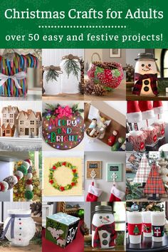 christmas crafts for adults over 50 easy and festive projects