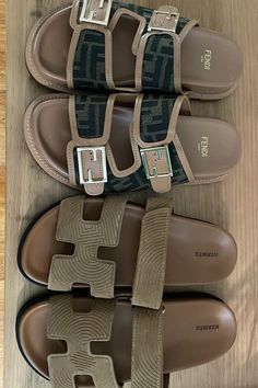 Fendi Slides, Women Slippers Fashion, Cute Shoes Heels, Flat Slippers, Stunning Shoes, Fashion Slippers, Girly Shoes, Aesthetic Shoes