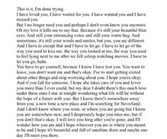 an open letter to someone who is not in love with the text, i have loved you