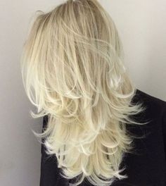 Flicks Hair, Trendy Layered Hairstyles, Trendy We Fryzurach, Blonde Layered Hair, Blonde Layers, Platinum Blonde