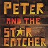 peter and the star eaterr playbill book cover with words written in yellow letters