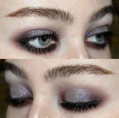 Cool Toned Skin Makeup, Gothic Style Makeup, Grunge Makeup Inspiration, Punk Aesthetic Makeup, Villian Makeup Ideas, Villian Makeup Looks, Grunge Eyeshadow Looks, Sophomore Aesthetic, Dark Eyeshadow Makeup