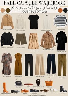 Fall Capsule Wardrobe for Warm Climates (Women Over 50) Princesa Anne, Capsule Wardrobe Women, Fashion Capsule Wardrobe, Winter Capsule Wardrobe, Winter Mode, Moda Chic, Fall Capsule Wardrobe, Floral Shirt Dress, Fashion Capsule