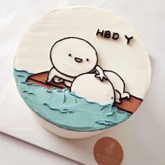 Cake Decor Ideas Aesthetic, Birthday Cake With Funny Quotes, Art And Craft Cake Ideas, Cute Funny Birthday Cake, Drawing Cake Design, Mini Cakes Ideas For Boyfriend, Small Cakes For Birthday, Funny Cake Designs For Boyfriend, Birthday Cake For Male Bestie